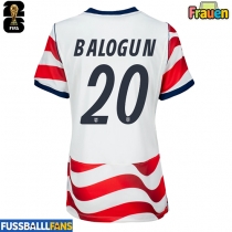 Vereinigte Staaten Folarin Balogun #20 Heimtrikot Frauen WM 2026 Kurzarm